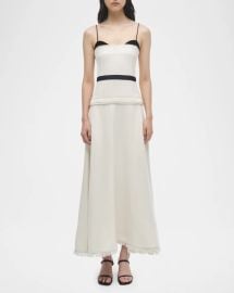 Simkhai Quinlin Bustier Midi Dress at Neiman Marcus