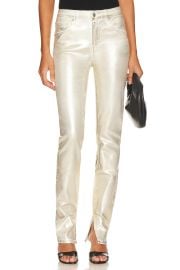 Simkhai Rae Jeans in Gold Foil at Revolve