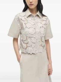 Simkhai Robinson Camp Shirt Neutrals at Farfetch