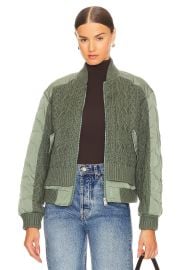 Simkhai Rollins Mixed Media Jacket at Revolve