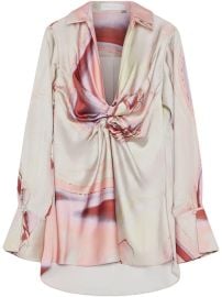 Simkhai Roma gathered-detail Shirt Dress - at Farfetch