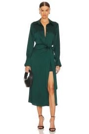 Simkhai Samba Dress in Emerald at Revolve