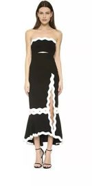 Simkhai Scallop Trim Midi Dress at Simkhai