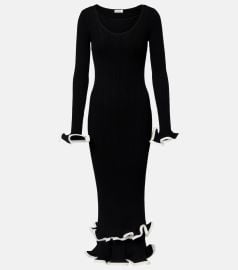 Simkhai Solani Frill Body Con Dress at Mytheresa