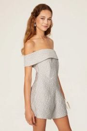 Simkhai Valerie Off the Shoulder Romper at Rent the Runway