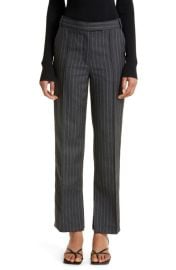 Simkhai Vera Variegated Stripe Wool Blend Ankle Pants at Nordstrom