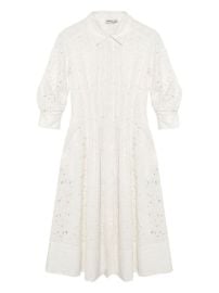 Simkhai eyelet-embroidered Shirt Dress White at Farfetch