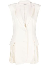 Simkhai single-breasted Pleated Vest - at Farfetch