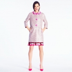 Simlar pink coat by Kate Spade at Kate Spade