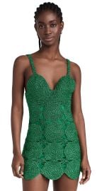 Simon Miller Beep Beep Mini Dress Gummy Green XL at Shopbop