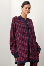 Simon Miller Plaid Jacket at Rent the Runway