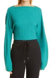 Simon Miller Zippie Crop Sweater at Nordstrom