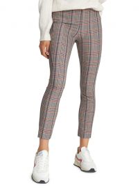 Simone Cropped Check Pants at Saks Fifth Avenue