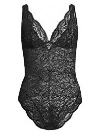 Simone Perele - Eden Floral Lace Bodysuit at Saks Fifth Avenue