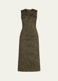 Simone Rocha Crinkle Dart Midi Dress - at Bergdorf Goodman