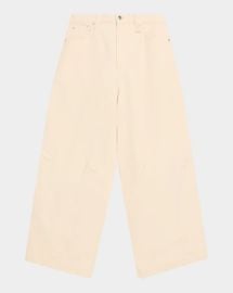 Simone Rocha Mens Wide Leg Five Pocket Trousers at Neiman Marcus