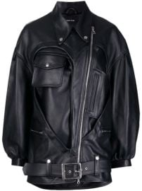 Simone Rocha Oversized Biker Jacket - at Farfetch