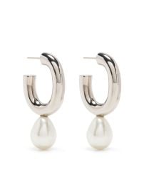 Simone Rocha Pearl Hoop Earrings - at Farfetch