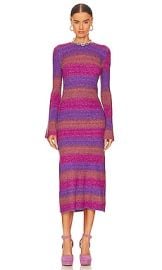 Simonmiller Axon Dress In Distorted Stripe at Revolve