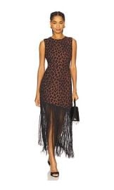 Simonmiller Casablanca Fringe Dress In Choco Brown at Revolve