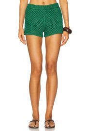 Simonmiller Marzo Crochet Shorts In Gummy Green at Revolve