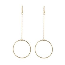 Simple Circle Earrings at Peggy Li