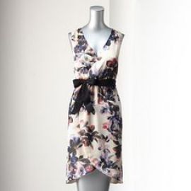 Simply Vera Vera Wang Floral Surplice Dress at Kohls