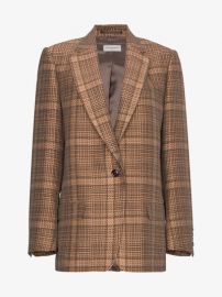 Single Breasted Check Jacket by Dries Van Noten at Browns Fashion