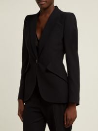 Single-breasted crepe blazer at Matches