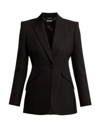 Single-breasted crepe blazer at Matches