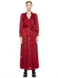 Sitara collared Maxi Dress  at Alice and Olivia