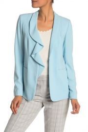  Siyah Ruffled Lapel Blazer by Elie Tahari at Bloomingdales