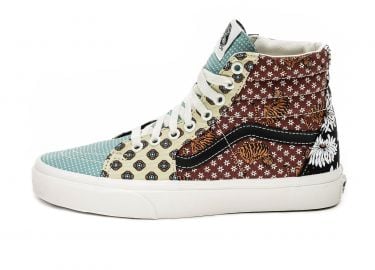 Sk8 Hi Tiger Patchwork Sneakers at Vans