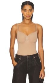 Skims Seamless Sculpt Bodysuit Brief In Sienna at Revolve
