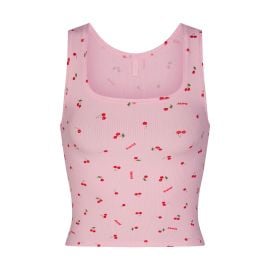 Skims Tank in Cherry Print at Skims