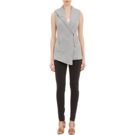 Skin Asymmetric Zip-Front Vest at Barneys