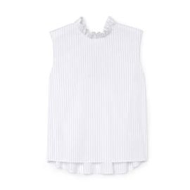 Skinner Ruffle Trim Top by G Label at Goop