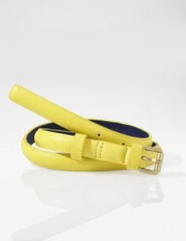 Skinny yellow belt at Boden