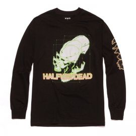 Skull Graphic Hoodie by Halfway Dead at Halfway Dead