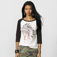 Skull Tattoo Baseball Tee at Ralph Lauren