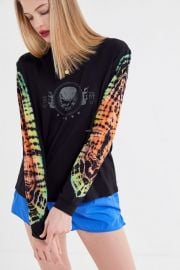 Skull Tie-Dye Long Sleeve Tee by Future State at Urban Outfitters