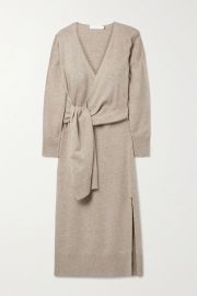 Skyla Loungewear Knit Wrap Dress by Jonathan Simkhai at Net A Porter