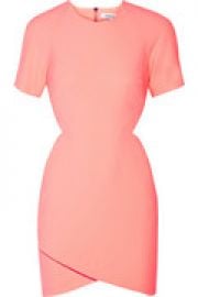 Skylyn cutout neon stretch-cady mini dress at The Outnet