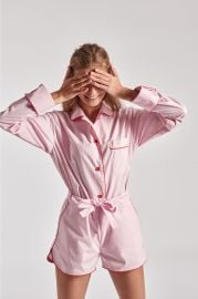 Sleeper Donut Pink Pajama Set with Shorts at Sleeper