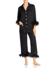 Sleeper Feather Trim Pajama Set - 100 Exclusive Bloomingdales at Bloomingdales