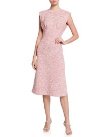 WornOnTV: Robin’s pink tweed dress on Good Morning America | Robin ...