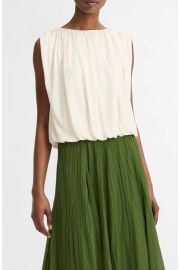 Sleeveless Bubble Hem Top at Nordstrom