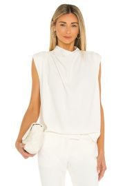 Sleeveless Fabienne Top In Ivory at Revolve