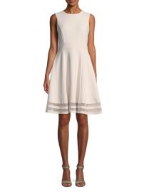 Sleeveless Fit & Flare Dress by Calvin Klein at Saks Off 5th