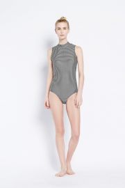 Sleeveless High Neck Swimsuit by Cover at Cover